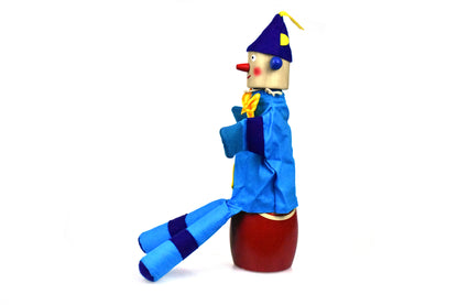Kaper Kidz Tin Man Wooden Hand Puppet for Kids