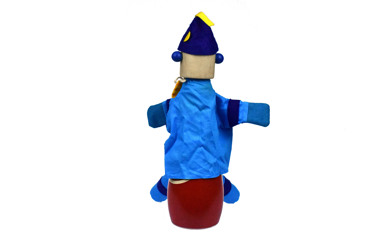Kaper Kidz Tin Man Wooden Hand Puppet for Kids