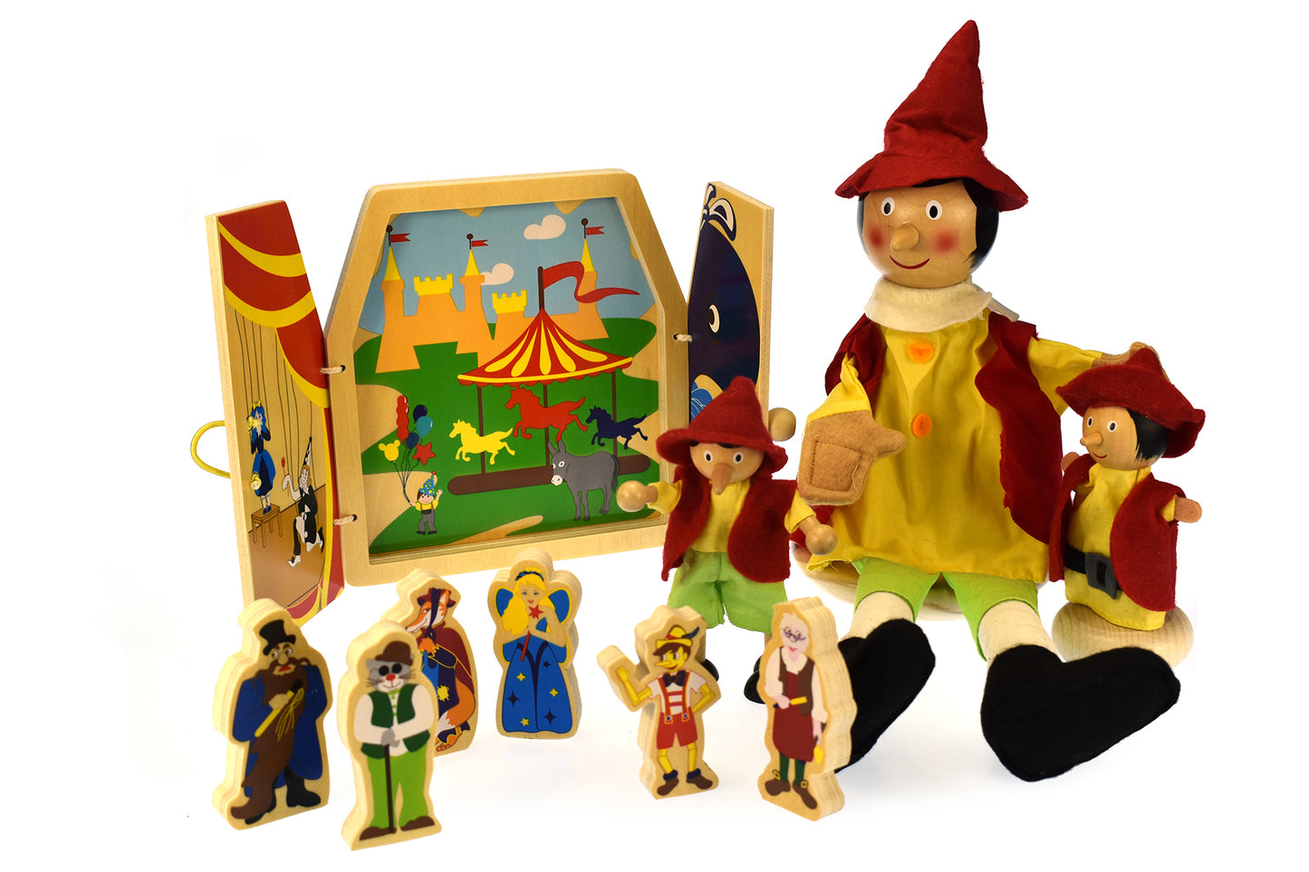 Kaper Kidz Pinocchio Puppet & Story Set | 4 Piece Interactive