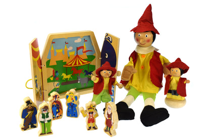 Kaper Kidz Pinocchio Puppet & Story Set | 4 Piece Interactive