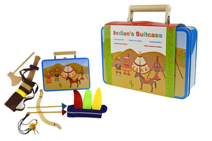 Kaper Kidz Native American Dress Up Set in Tin Case