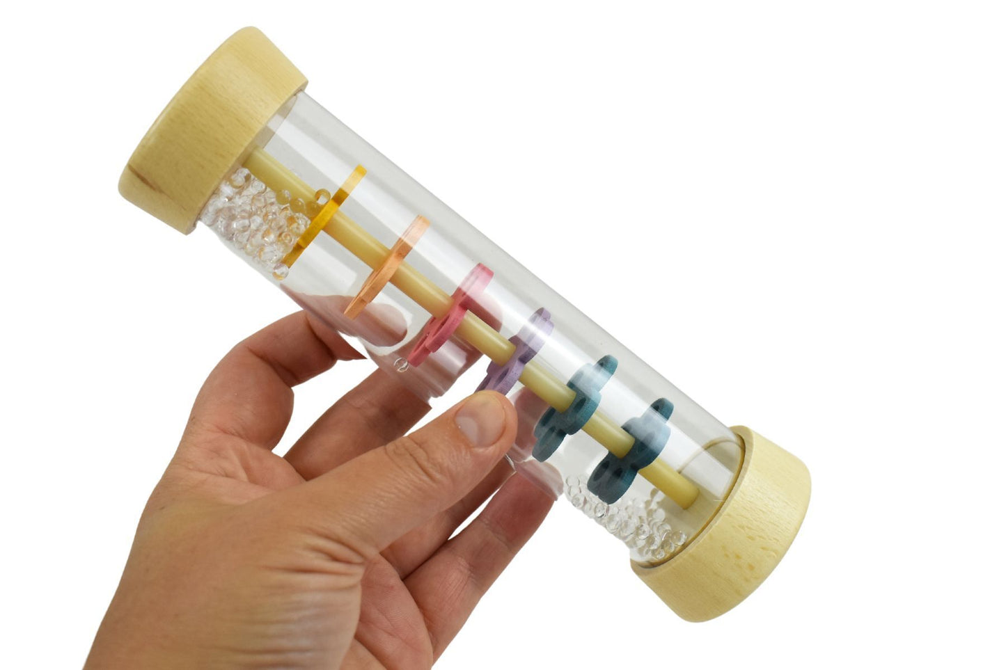 Kaper Kidz Wooden Rainmaker | Soothing Sounds & Visual Fun