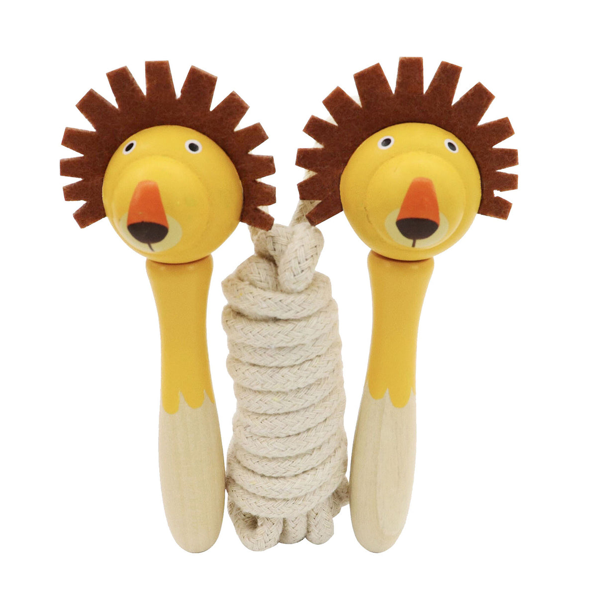 Kaper Kidz Wooden Animal Skipping Ropes Set of 4 for Kids