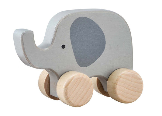 Kaper Kidz Wooden Elephant Car, part of Calm & Breezy Collection, ideal for imaginative play.