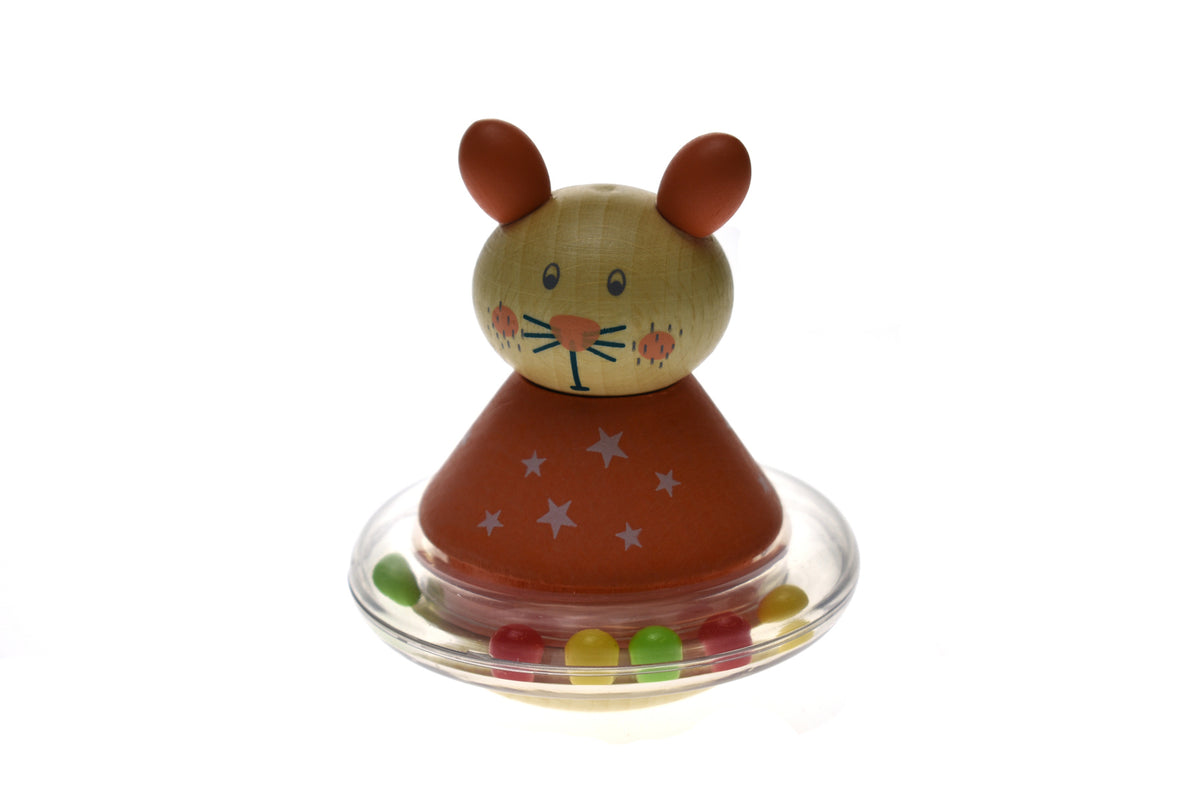 Roley Poley Rabbit Wooden Rabbit Roly Poly Toy | Sensory Baby Toy | Kids Mega Mart