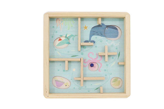 Kaper Kidz Wooden Sea Animal Labyrinth Puzzle Game for engaging and educational home play.