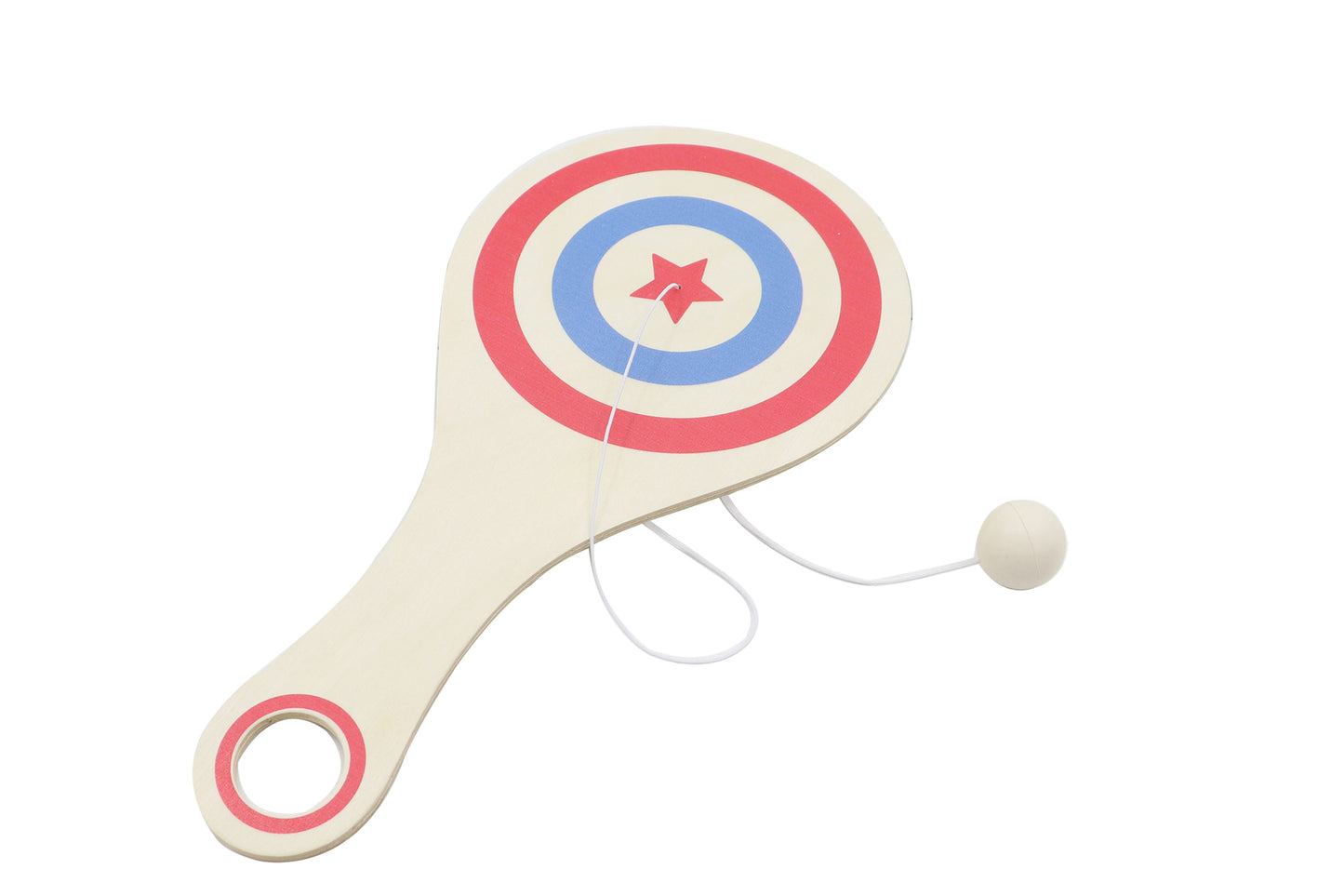 Kaper Kidz Wooden Paddle Ball Set | 4 Pack