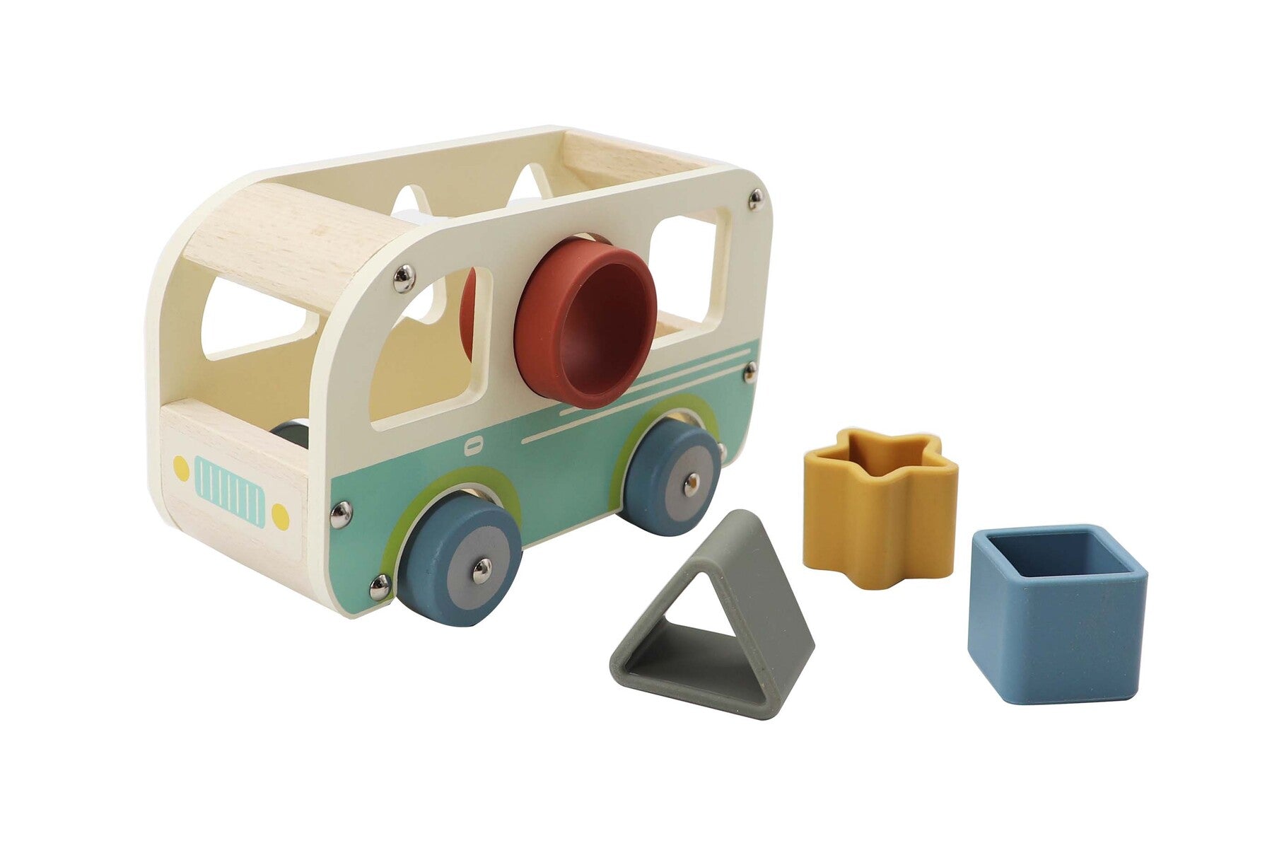 Ecoshape Wheelie Van Shape Sorter | Fun, educational toy for kids to learn shapes at home.