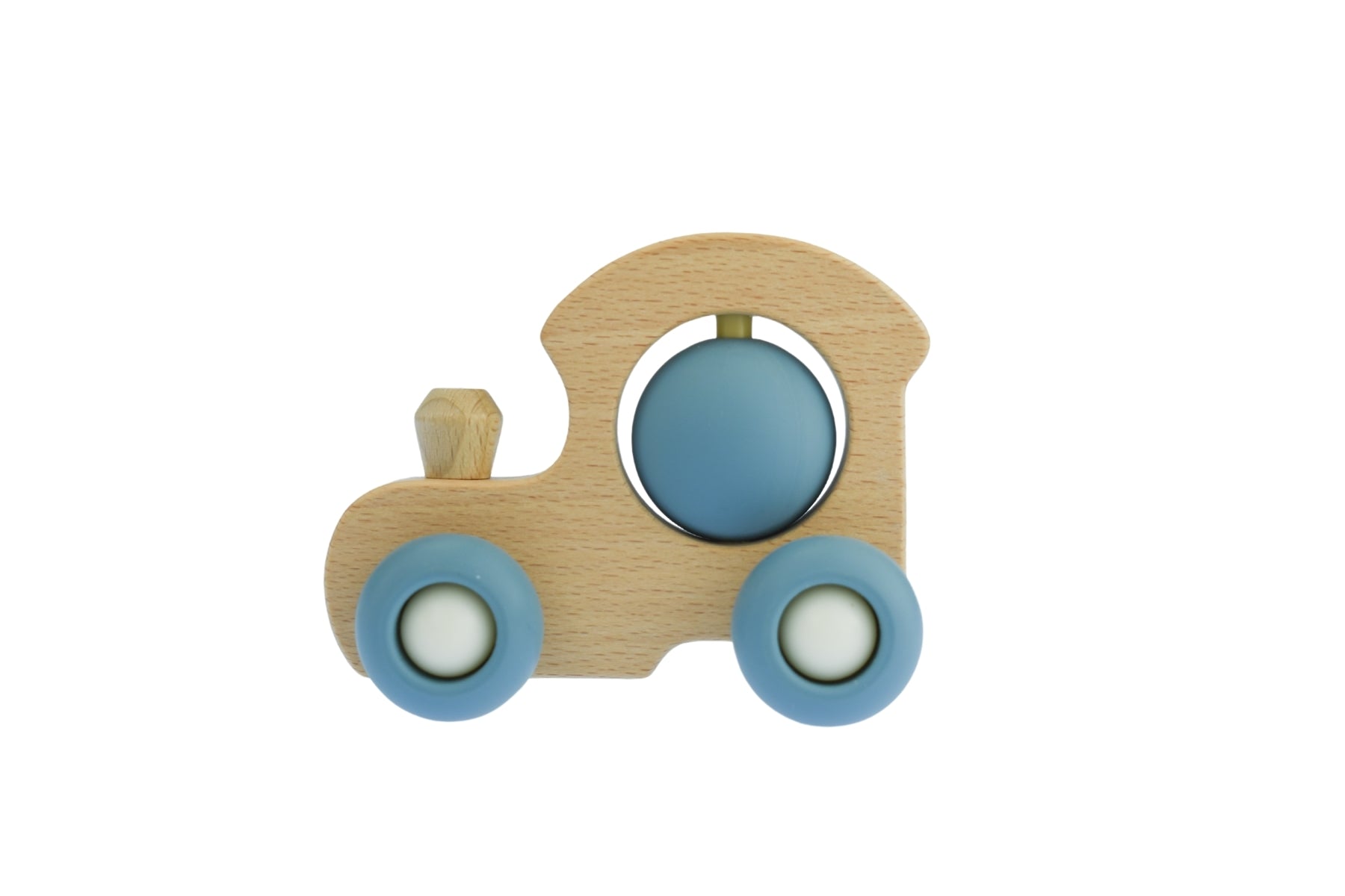 Ecospin Blue Interactive Toddler Train Ride On Toy  Perfect for imaginative play at home.