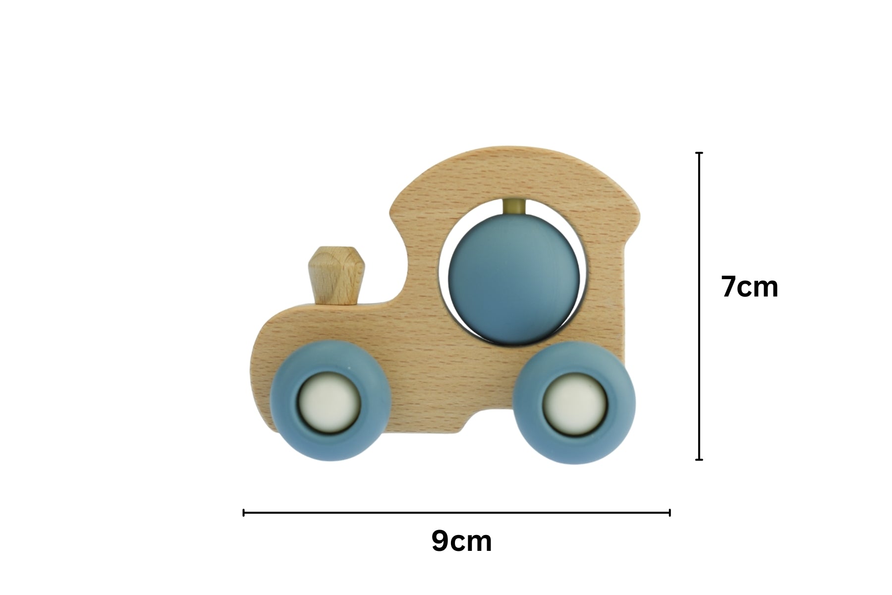 Ecospin Blue Interactive Toddler Train Ride On Toy for imaginative indoor playtime.