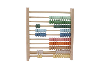 Wooden Abacus | Colorful 100-Bead Math Toy for Kids