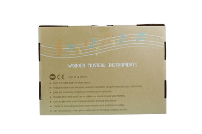 Wooden Music Set 3 Pc Xylophone Set Orange