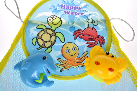 Colorful Bath Toy Storage Bag for Childrens Bath Organization and Playtime Fun