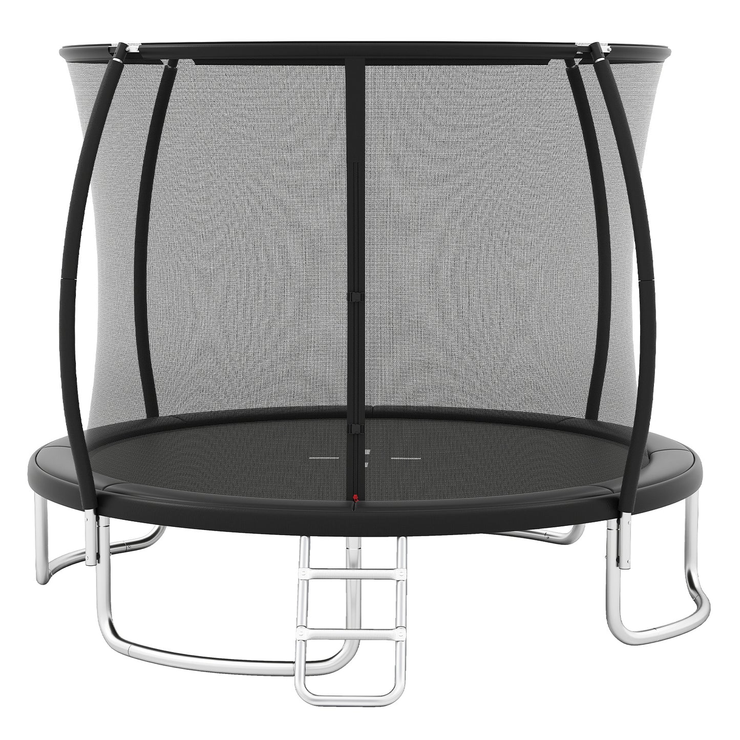 Black Heavy-Duty Outdoor Trampoline | High Bounce & Stability