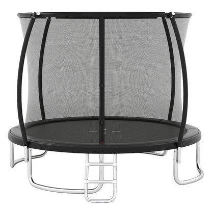 Black Heavy-Duty Outdoor Trampoline | High Bounce & Stability
