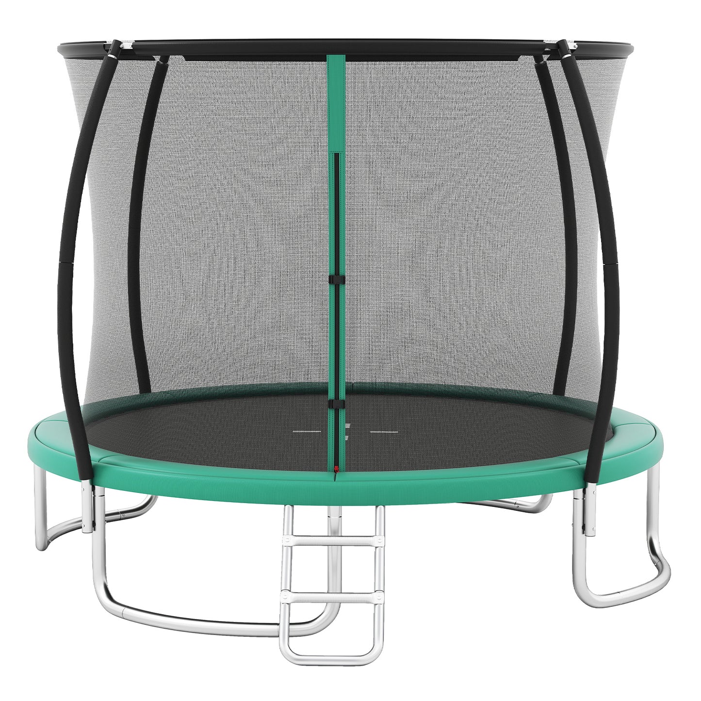 Green Outdoor Heavy Duty Trampoline With Enclosure Net