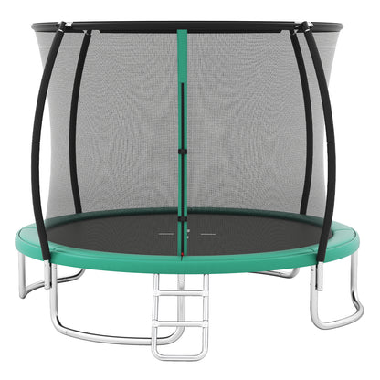 Green Outdoor Heavy Duty Trampoline With Enclosure Net