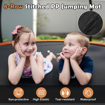 Orange Outdoor Heavy Duty Trampoline
