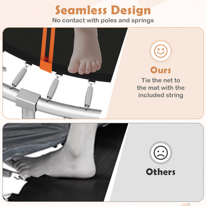 Orange Outdoor Heavy Duty Trampoline