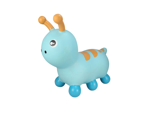Kaper Kidz Bouncy Rider Twinkle Caterpillar Toy | inflatable, fun bouncer for active indoor play