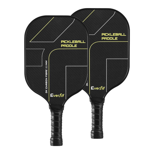 Everfit 2PCS Pickleball Paddles Set Outdoor Pickle Balls Rackets with Cover Bag Training