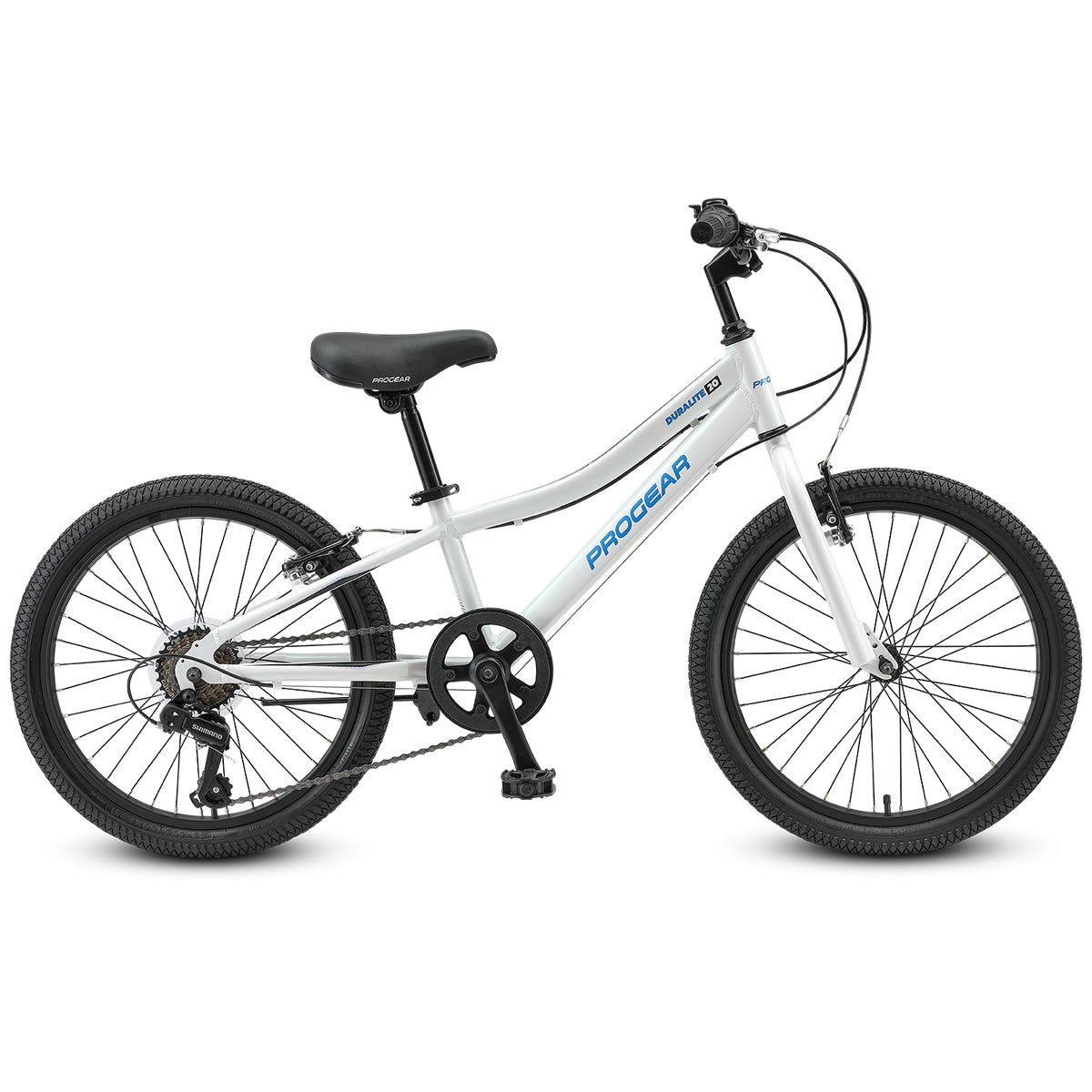Progear Dura Lite 7 Speed Kids Bike 20" | Pearl White