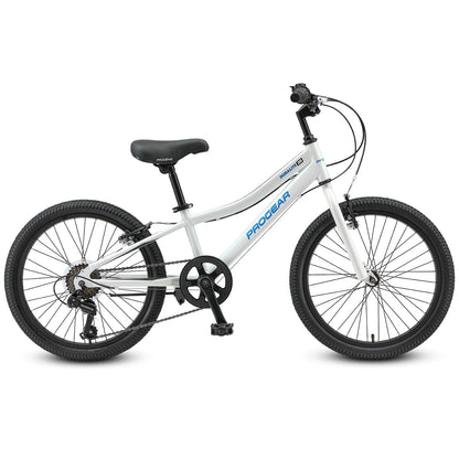 Progear Dura Lite 7 Speed Kids Bike 20" | Pearl White