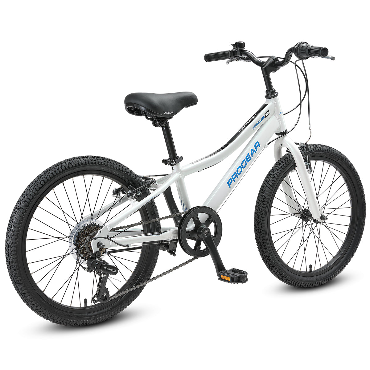 Progear Dura Lite 7 Speed Kids Bike 20" | Pearl White