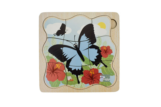 Bush Buddies Ulysses Butterfly Life Cycle Layer Puzzle