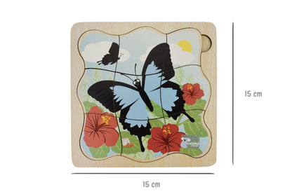 Bush Buddies Ulysses Butterfly Life Cycle Layer Puzzle