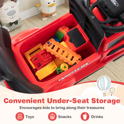 Red Ford 3-In-1 Toddler Push Car | LED Lights & Ignition Sound