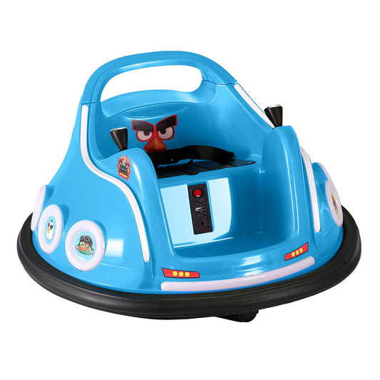 Kids ride on bumper car, electric toy with remote control for exciting home playtime.