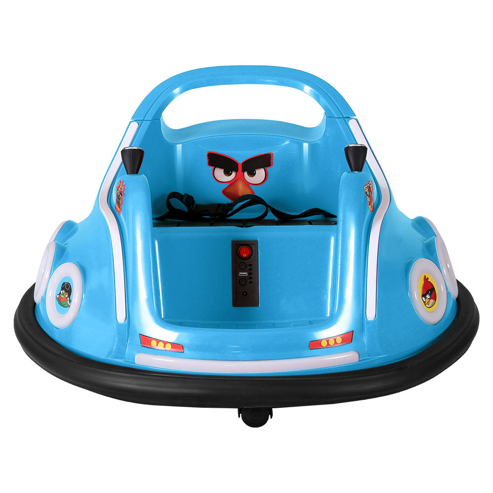 Electric bumper car for kids with remote control, perfect for fun indoor playtime.