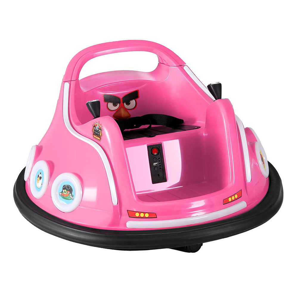 Pink Rigo Kids Ride On Bumper Car with Remote Control, perfect for indoor playtime.