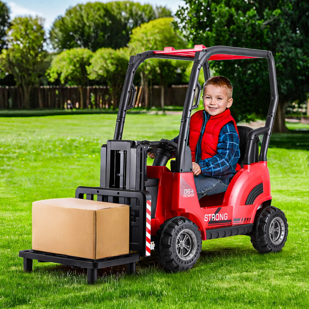 Rigo Kids Electric Ride On Forklift - 12V Remote Control Toy Car, fun and interactive playtime.