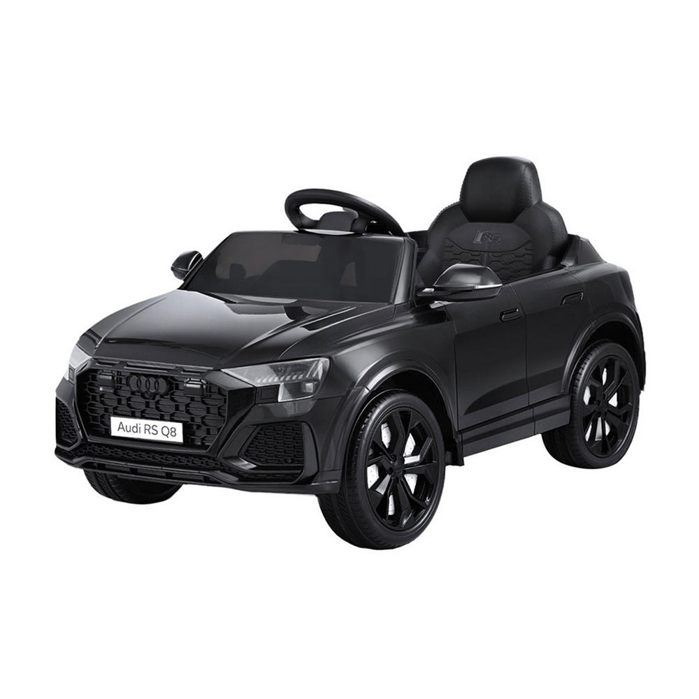 Kids Ride On Car Licensed RSQ8 Electric Toy Black Remote 12V Cars Black