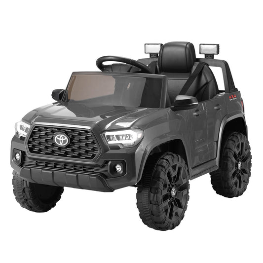 Kids Toyota Tacoma Electric Ride On Car with Remote Control, perfect for safe home play.