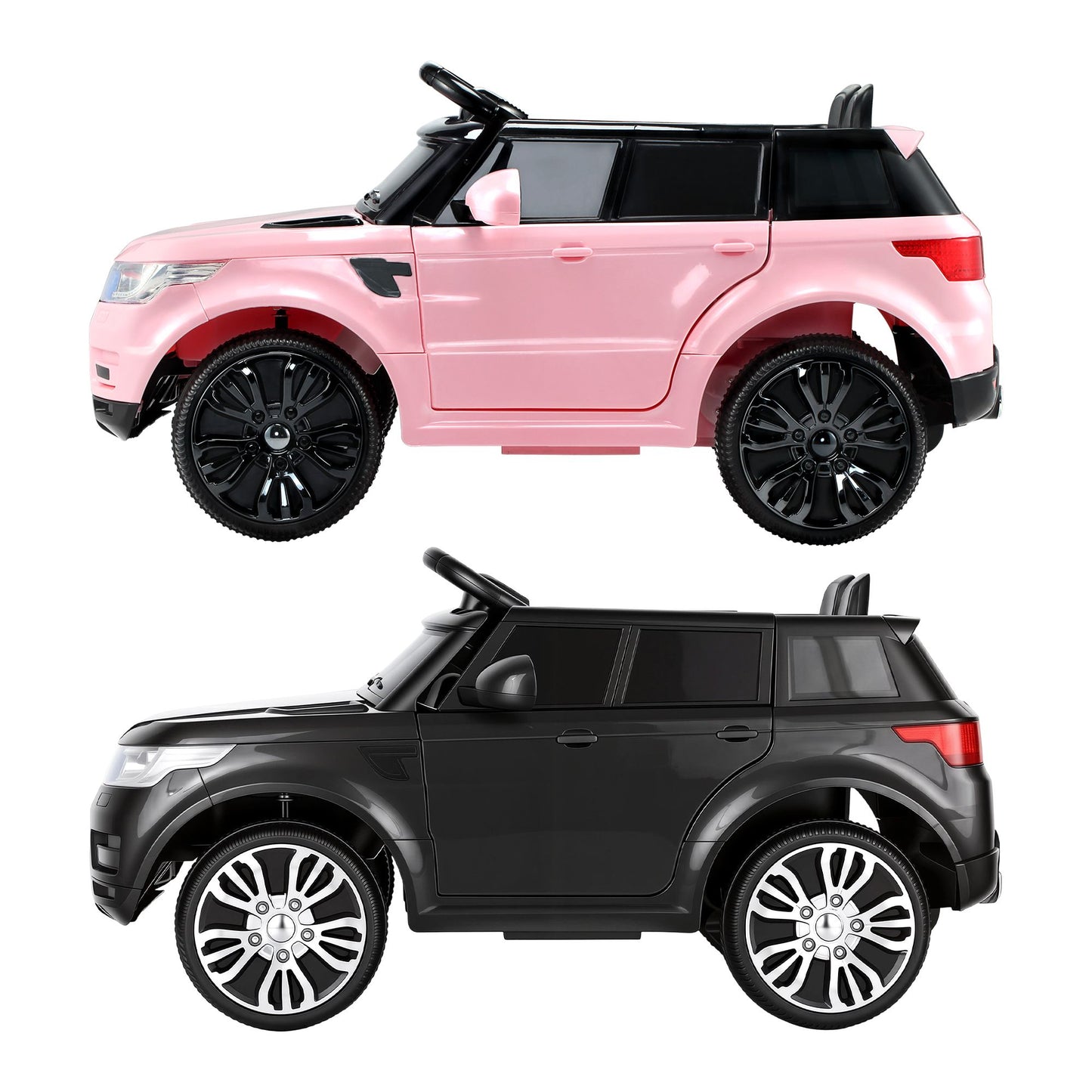 Rigo Kids Electric Ride On Car Black Pink Ride-On Toy with Remote Control