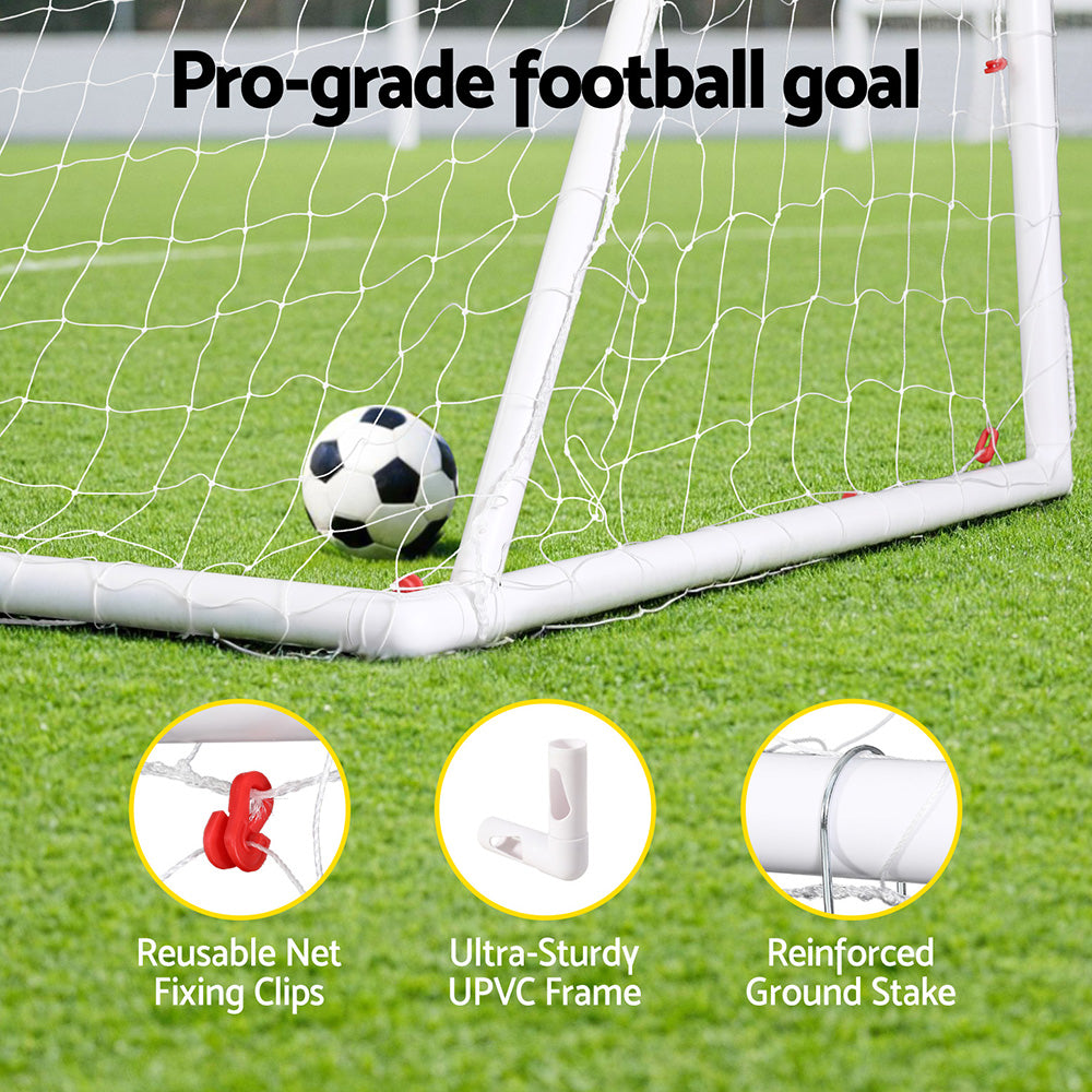 Everfit 8FT Soccer Football Goal Net