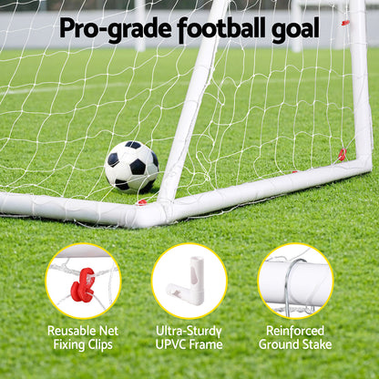 Everfit 8FT Soccer Football Goal Net