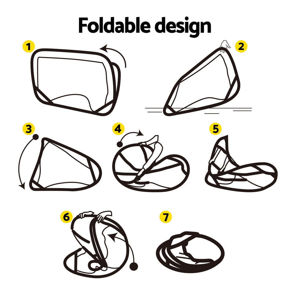 Everfit Portable Soccer Goal Net for Kids, ideal for home training and practice sessions.