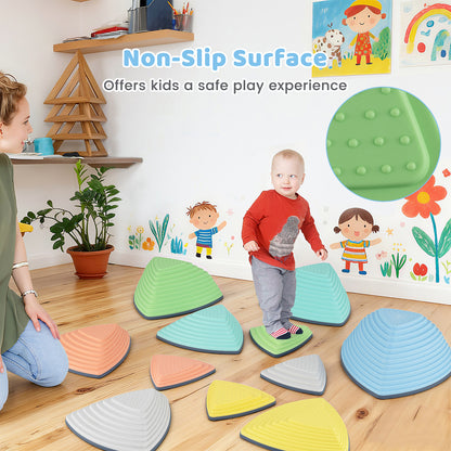 Balance Stones Set Non Slip Stepping Stones Multicolor | 6-11pcs