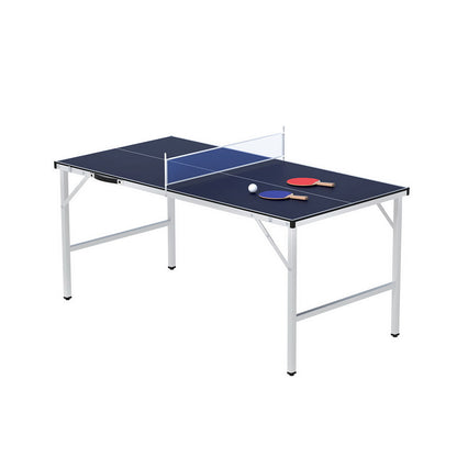 Foldable Everfit Ping Pong Table for kids indoor/outdoor fun, perfect for family entertainment.