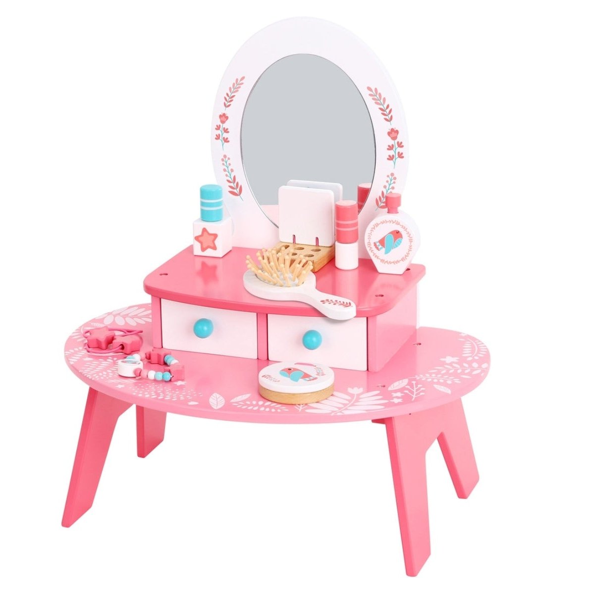 Tooky Toy wooden pink dresser