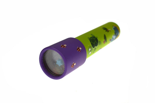 Colorful kaleidoscope with turtle and rabbit race game, perfect for kids imaginative play.