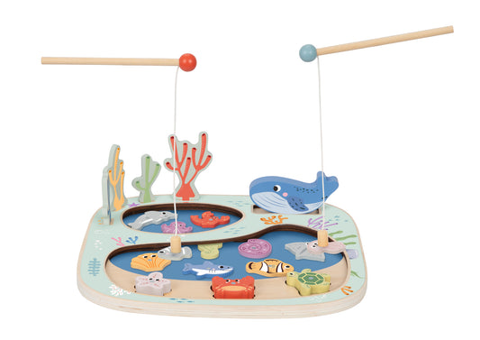 Colorful magnetic fishing game with ocean balance challenge for fun and interactive kids play