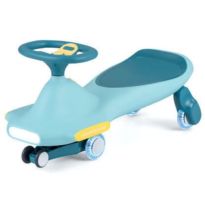 Blue Wiggle Car for Kids | LED Wheels Music and Horn
