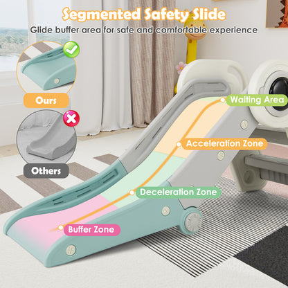 Blue Astronaut Toddler Slide | Foldable Indoor Climber Age 3+