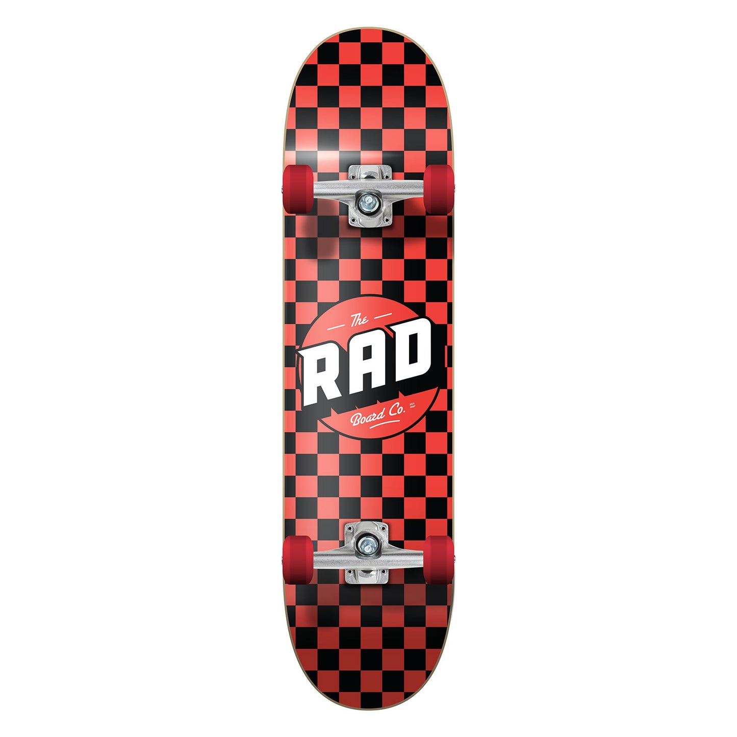 RAD Checkers Skateboard, 7x30 size for kids fun and learning, ideal for beginners & advanced riders.