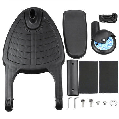 Blue toddler stroller step board with 25kg capacity, ideal for easy family outings.